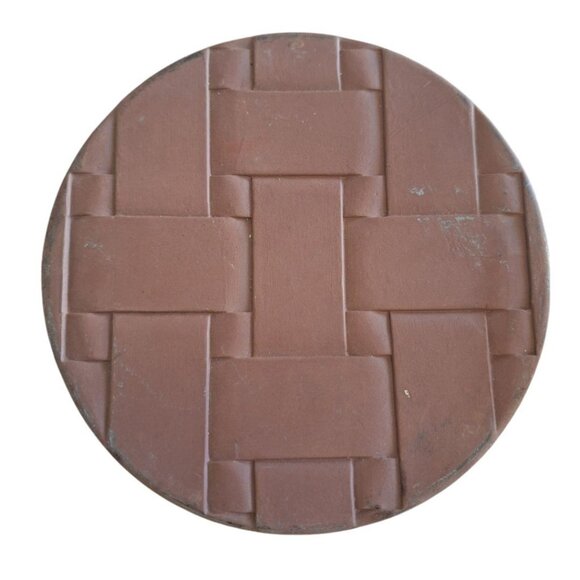 Longaberger Pottery Button Basket Brick Trivet Bread Warmer USA Roseville Baking - Picture 7 of 10